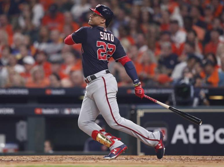 Juan Soto en gran momento ofensivo con los Nacionales. 