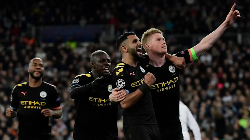 Manchester City celebró su victoria en campo del Madrid 