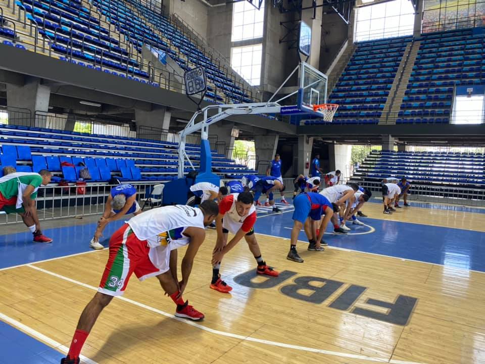 Entrenamientos de la selección de baloncesto