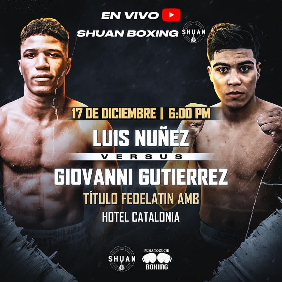 Cartele promocional Gutiérrez cs Nuñez