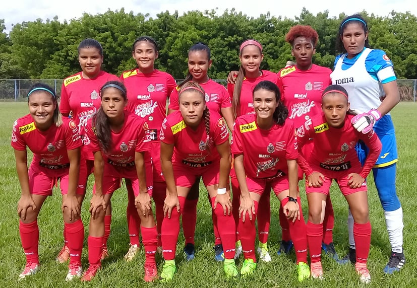 UNAN Managua Femenino Campeonas del futbol Pinolero 