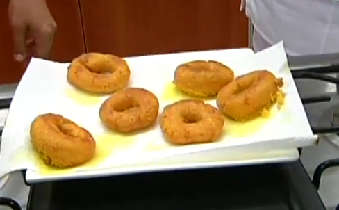 Rosquillas para la sopa de queso 