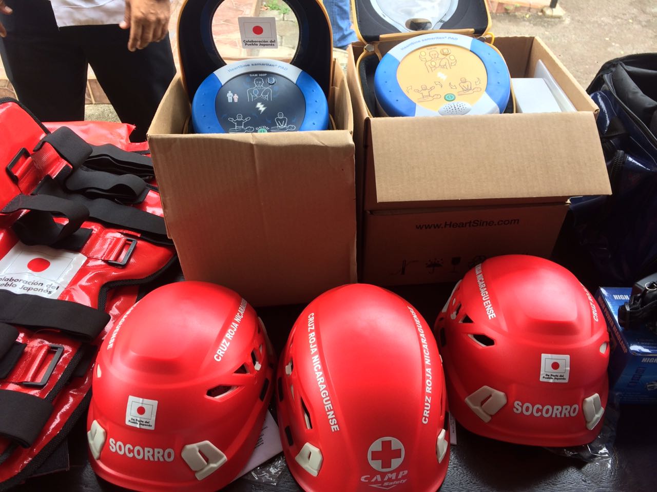 Parte de los equipos médicos donados a la Cruz Roja Nicaragüense por parte del Gobierno de Japón. Foto: Walkiria Chavarría