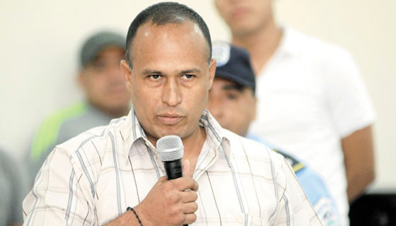 Zacarías Salgado fue condenado por la masacre en Las Jagüitas. En la imagen, Salgado comparece durante el proceso judicial de este caso. Foto: cortesía