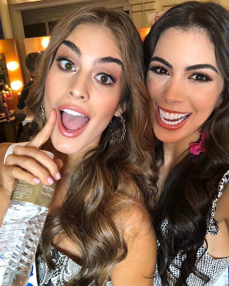 Adriana Paniagua junto a Señorita Colombia