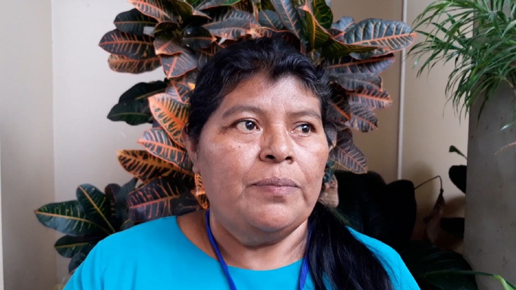 Mariana Delgado Morales de la comunidad indígena de Salitre en Puntarenas Costa Rica.