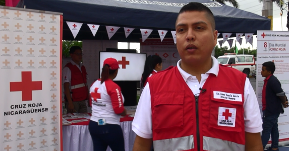 Auner García, Director de Cruz Roja Nicaragüense.