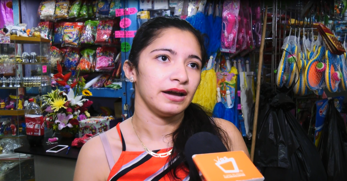 Fanny López, Comerciante del Mercado Carlos Roberto Huembes