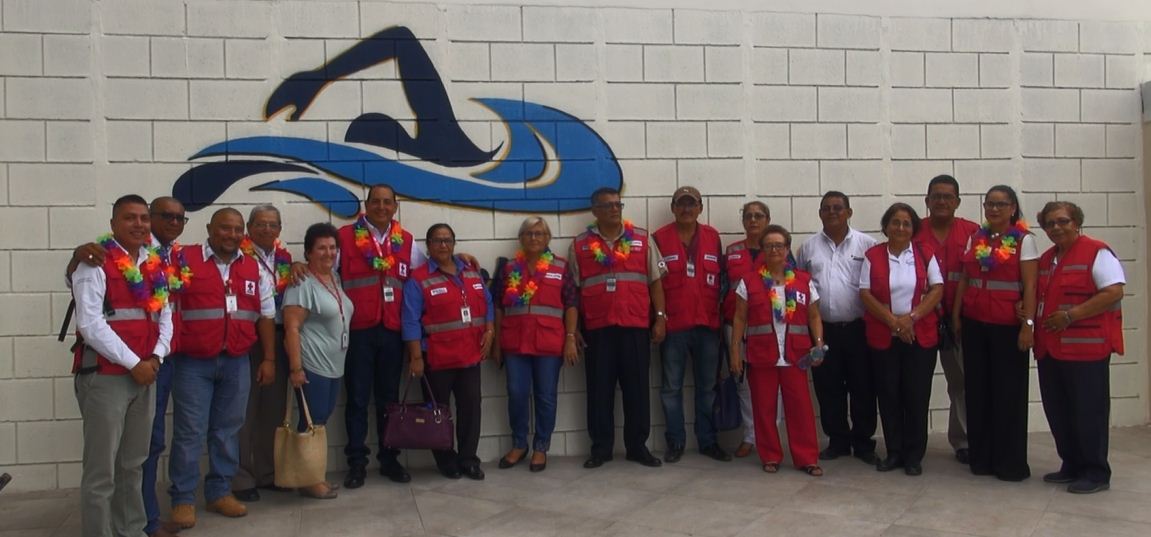 Delegación del Comité Internacional de CRN y Delegados de las Sociedades Nacionales Participantes de Cruz Roja Italiana y Cruz Roja Española