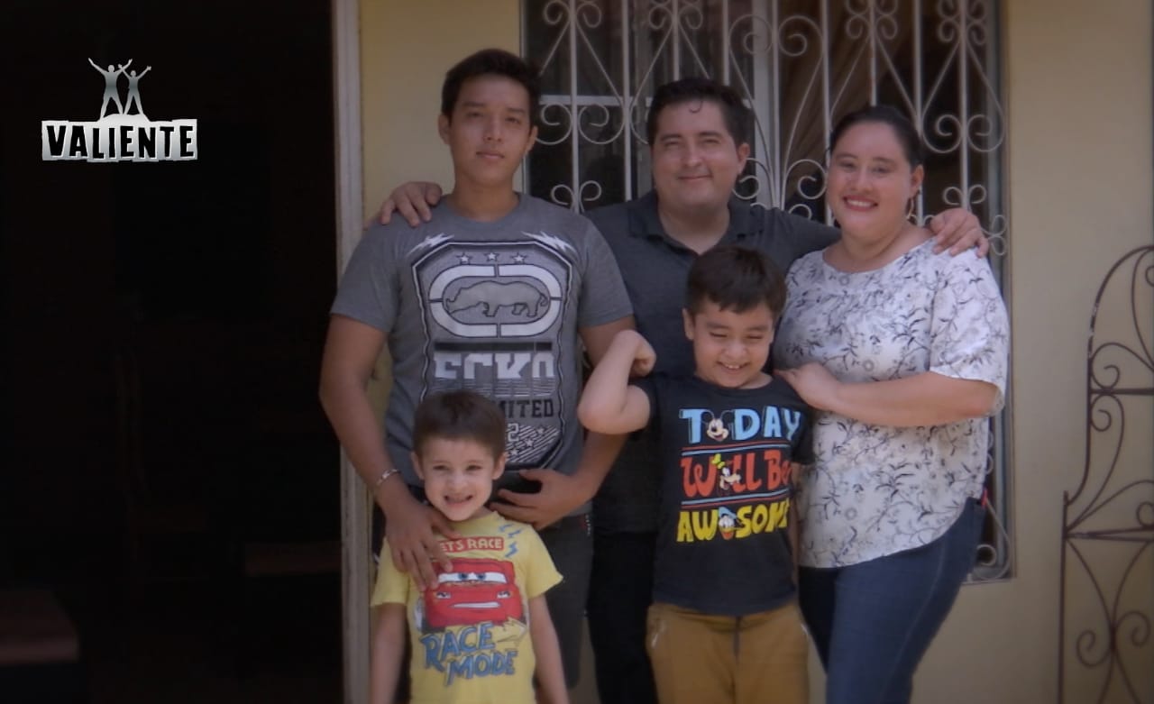 La familia Raymieg Robles luego de superar la covid-19 
