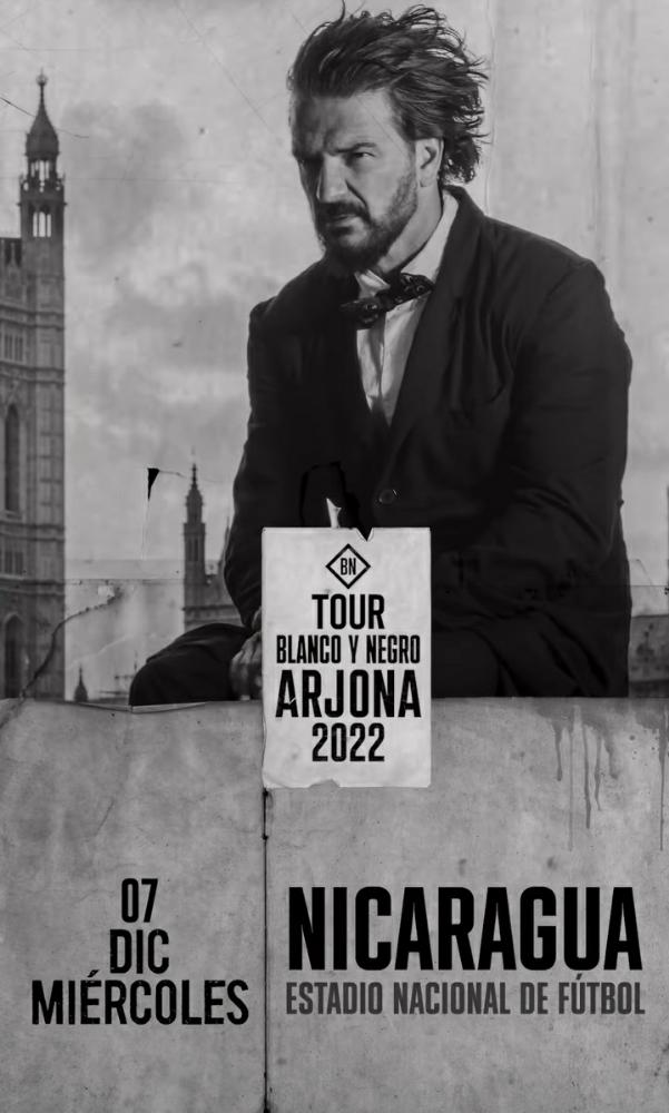 Ricardo Arjona anuncia concierto en Nicaragua Vos TV