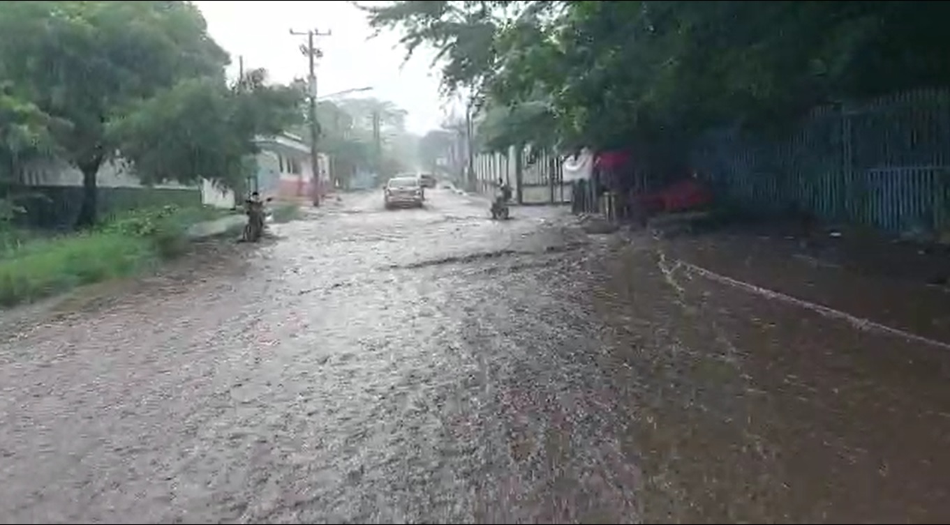 Una calle del Barrio Hialeah en Managua este viernes. Foto Lorenzo Vega