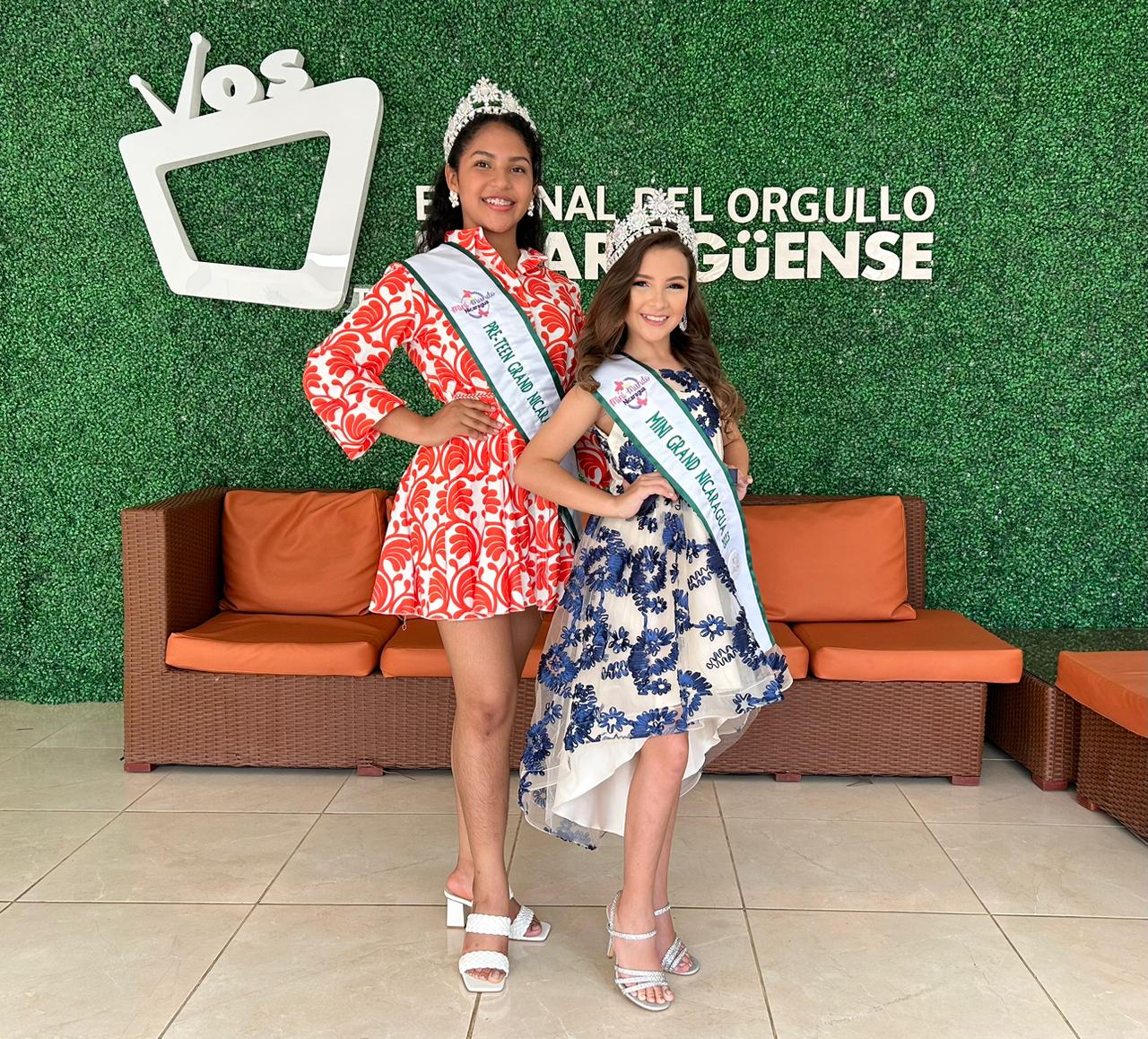 Thai Isabella Montealegre Figueroa, Mini Grand Nicaragua junto a Jelixi Narváez, Pre Teen Grand Nicaragua 2022.
