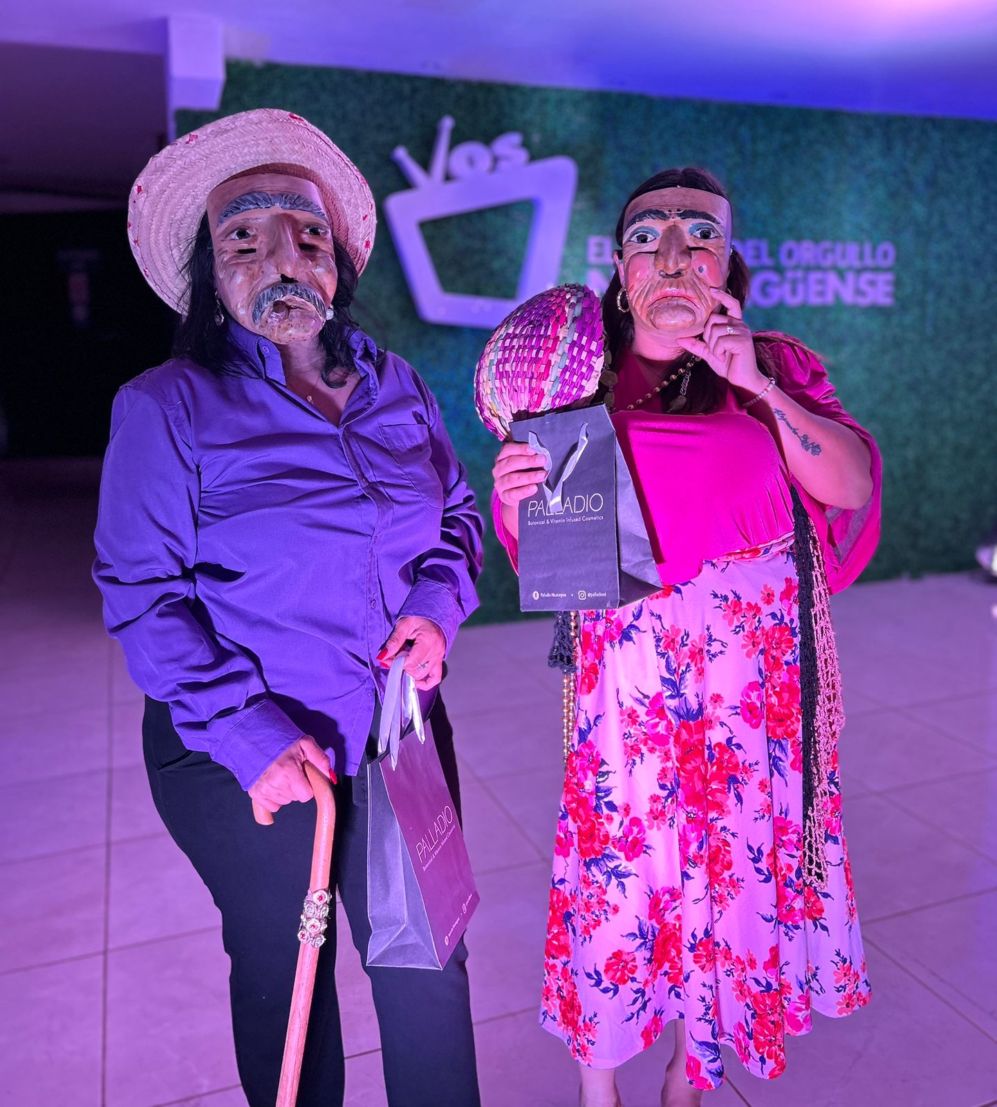 El baile El Viejo y la Vieja a cargo de Perla Gutiérrez y Gloria Acosta./ Laura Vílchez.