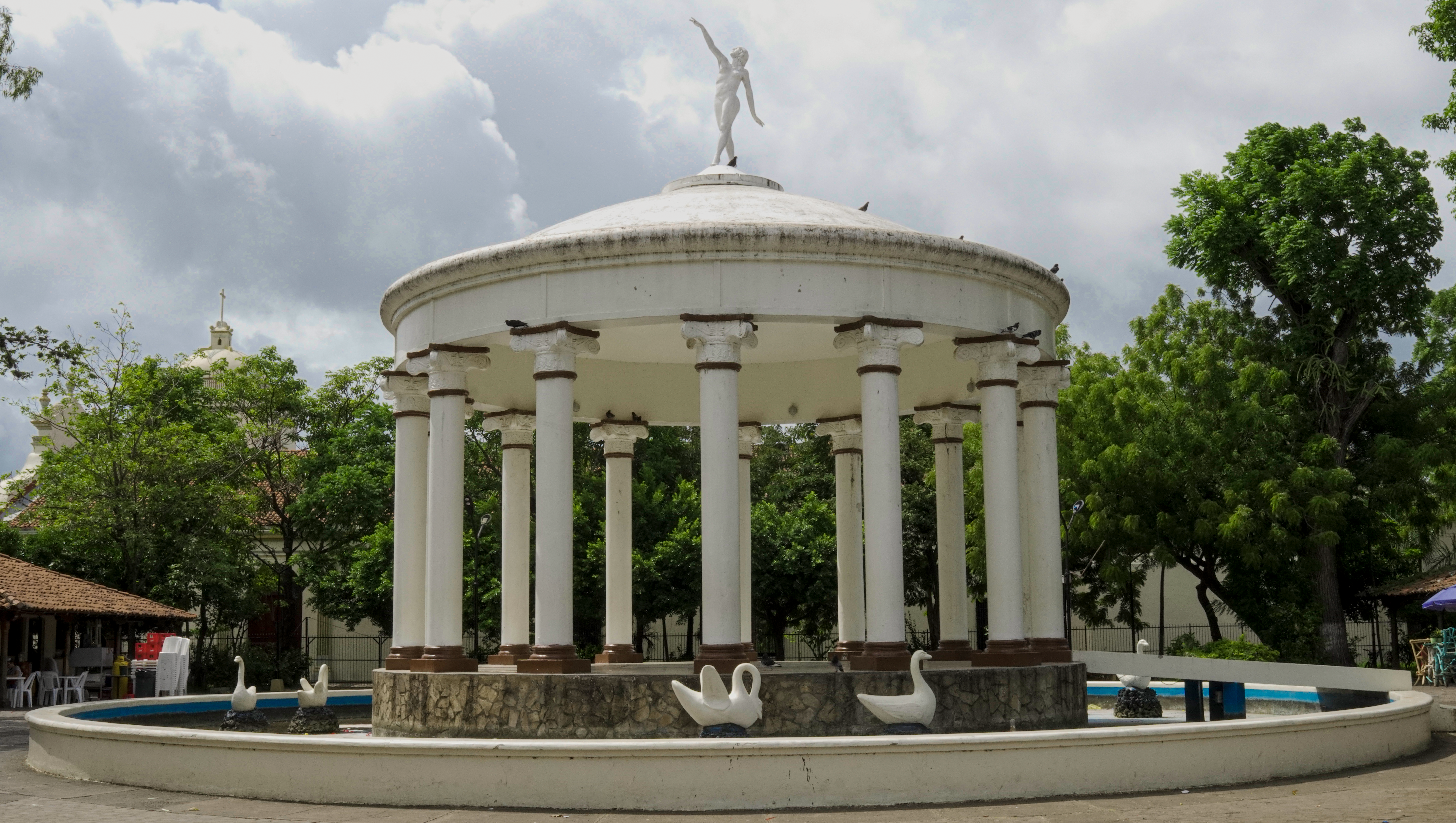 Kiosco del Parque Central de Masaya./ Josthin Díaz.