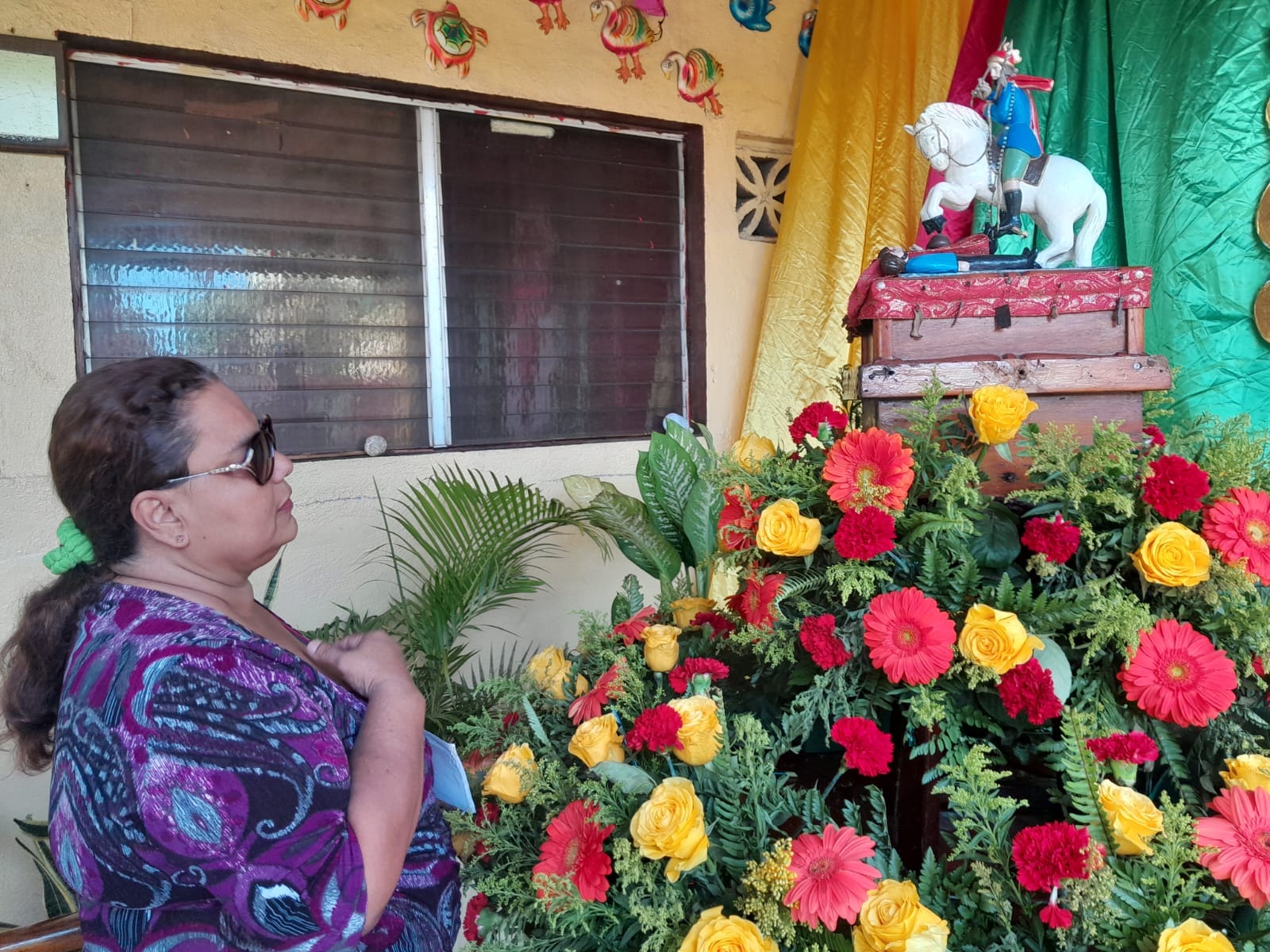 Familia Villareal celebra a Santiago Apóstol en el barrio san Judas