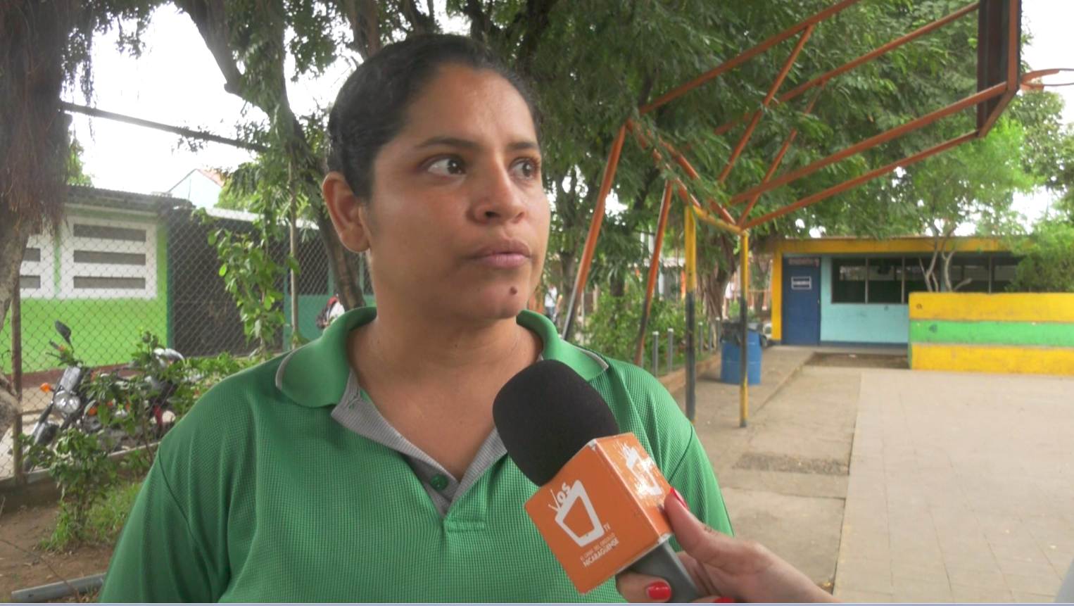 Ruth Rocha, lleva cuatro años impartiendo clases de danza folclórica en la Escuela Enrique Schmidt Cuadra en Ciudad Sandino.
